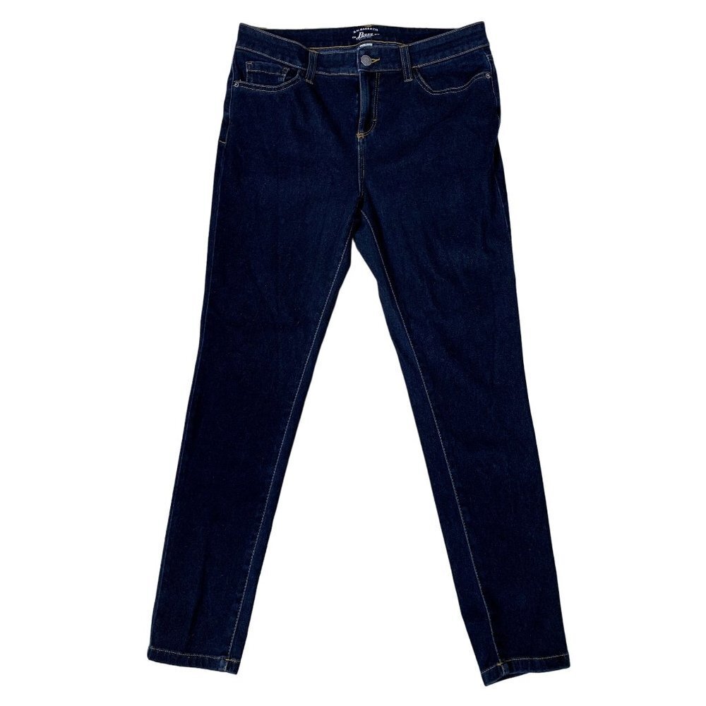 G.H. Bass & Co Jeans Womens 6 Comfort Skinny Dark Wash Blue